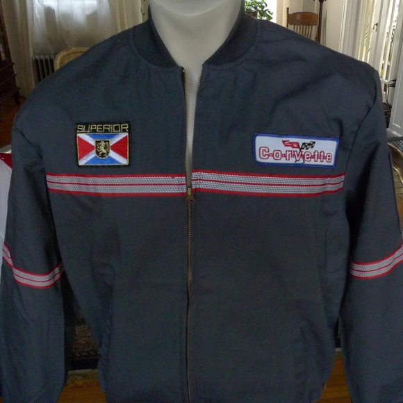 1980s Corvette Mechanics Work Jacket(Two Waist Pockets)* Mens XL (44R)